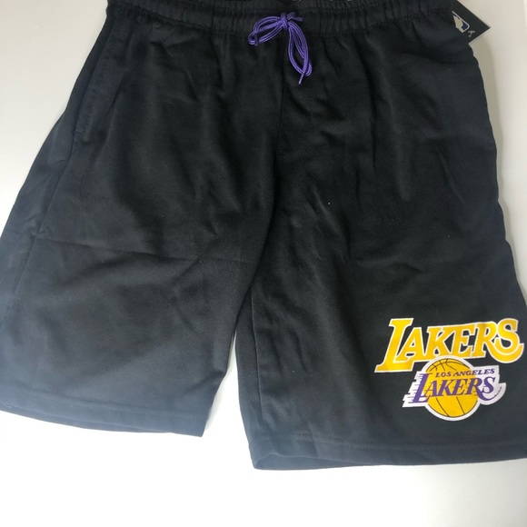 NBA Los Angeles Lakers Shorts Black/Yellow Large - Picture 3 of 6